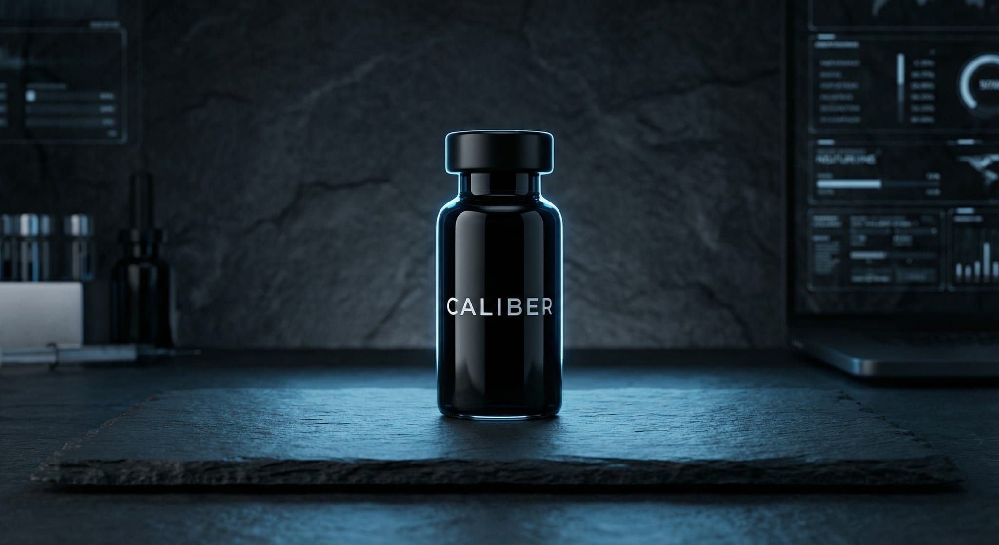 Caliber peptide vial